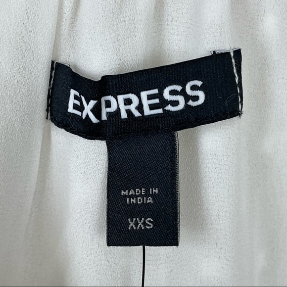 Express White Ruffled Tiered Top - Picture 6 of 9